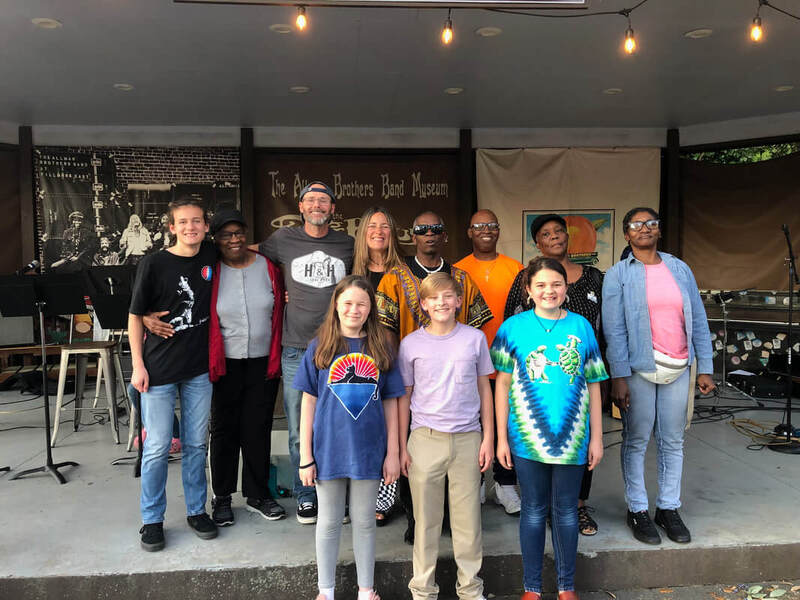 Strong Tower church members visiting the Allman Brothers Band Museum